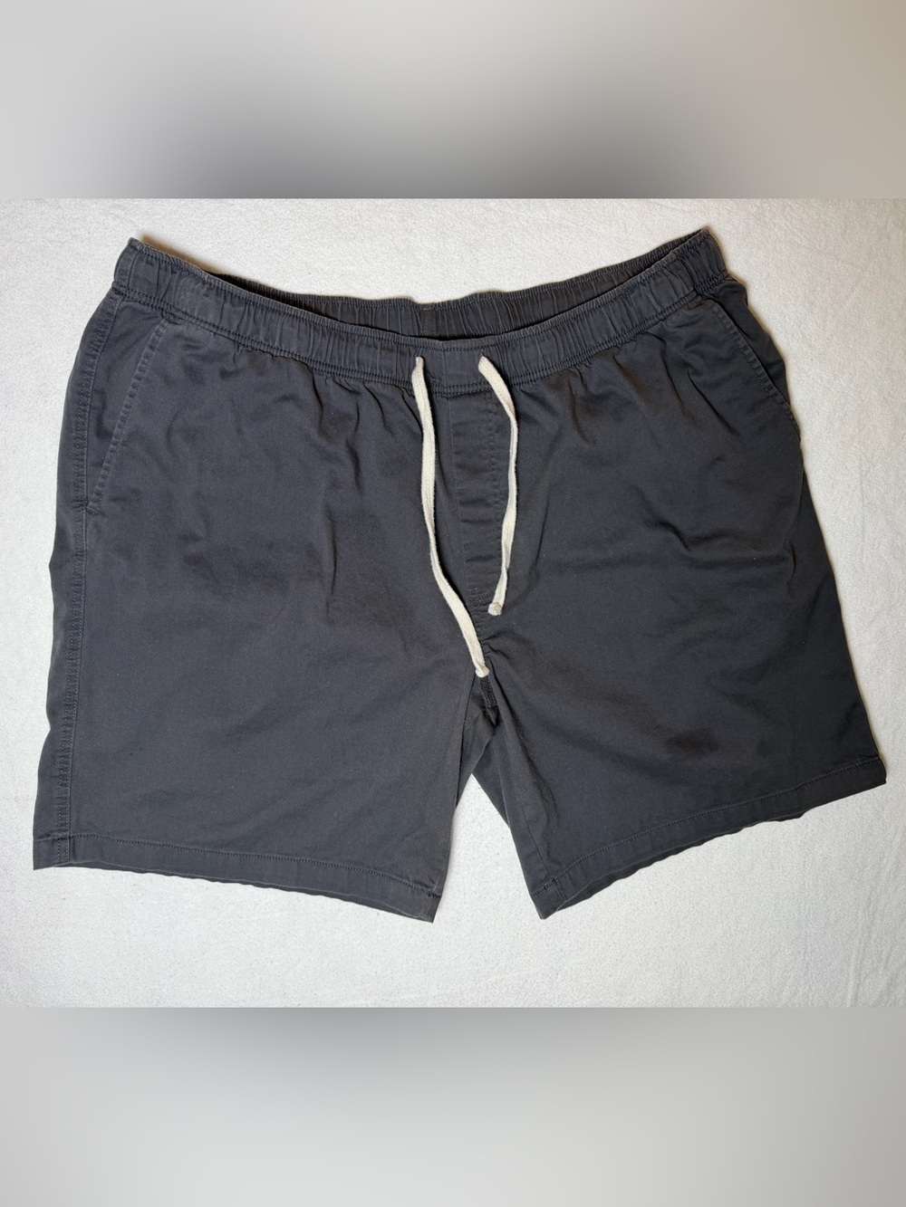 St. John's Bay Black Athletic Drawstring Shorts 4XL